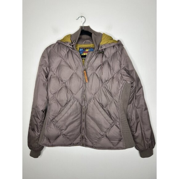 Eddie Bauer Womens 1936 Skyliner Model Down Jacket Purple 550 Size Large - Picture 1 of 13